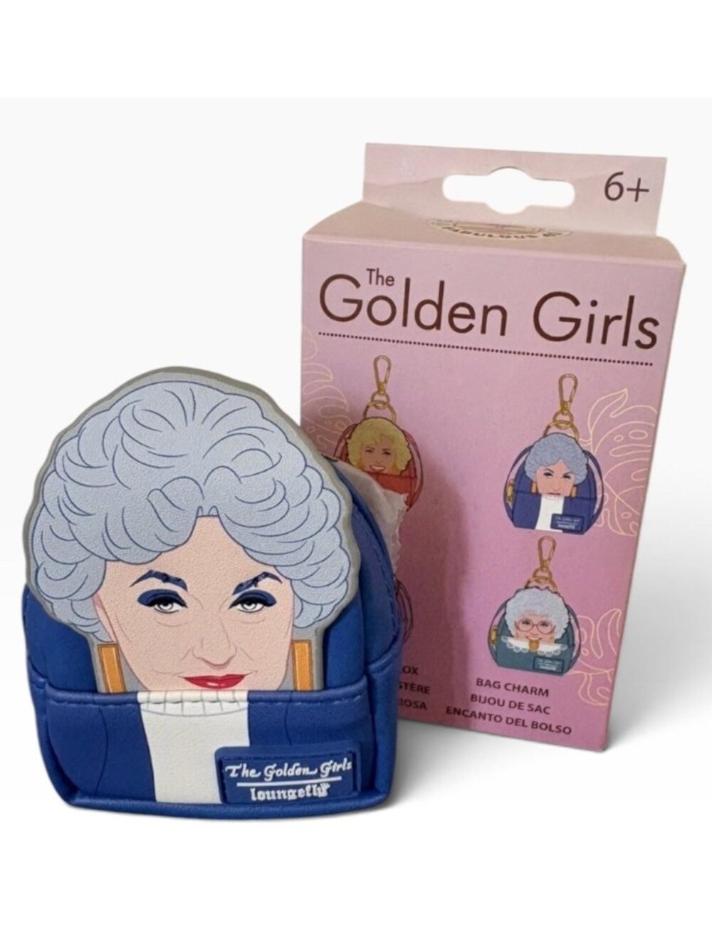 The Golden Girls Loungefly Mystery Box Bag Charms Backpack Keychain Dorothy New